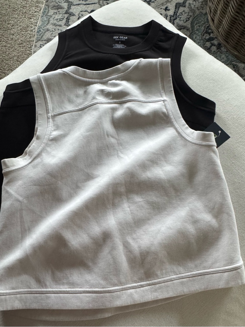 Black & White Tank Top Set - Picture 2 of 5